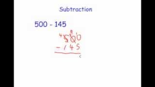 Subtraction  Corbettmaths [upl. by Natsirc994]