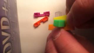 BURR PUZZLE 6 PIECES SOLUTION  PLASTIC COLORS VERSION [upl. by Rheta767]