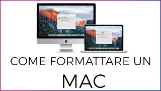 Come Formattare un Mac tutte le versioni [upl. by Enyrehtac]