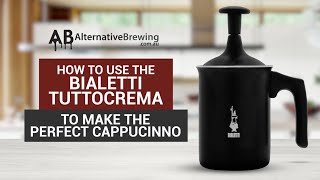 How to Use the Bialetti Tuttocrema Milk Frother [upl. by Mundt]