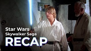 Star Wars RECAP All Movies before The Rise of Skywalker [upl. by Odnomra927]