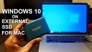 How To Install Windows 10 On Mac Using External Drive SSD [upl. by Atnomed476]