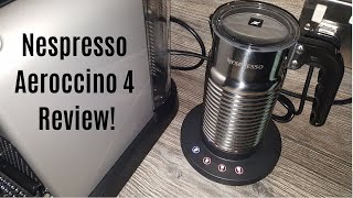 Nespresso Aeroccino 4 Milk Frother Review  Worth upgrading from the Aeroccino 3 [upl. by Ahsuas342]