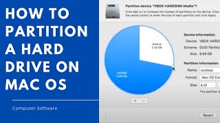 How to partition a hard drive on MacOS in 3 minutes [upl. by Dlanor840]