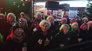 WHAT CHRISTMAS MEANS TO ME Rock Choir at Birkdale Lights Switch On 1st December 2024 [upl. by Kerk283]