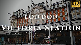 London Victoria Station Walk Through England 4K [upl. by Okihcim]