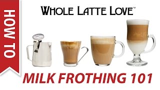 Milk Frothing for Beginners [upl. by Trin14]