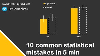 Ten Statistical Mistakes in 5 Min [upl. by Aida]