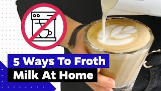 How To Froth Milk At Home Best Milk Frothers Review [upl. by Mchugh]