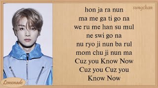 NCT U  Know Now Easy Lyrics [upl. by Ibbor]