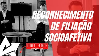 DIREITO DE FAMÍLIA Reconhecimento de filiação socioafetiva [upl. by Akemaj]