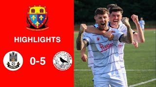 Caerleon 05 Cwmbrân Town  Gwent FA Senior cup  Quarter final highlights [upl. by Kirk343]